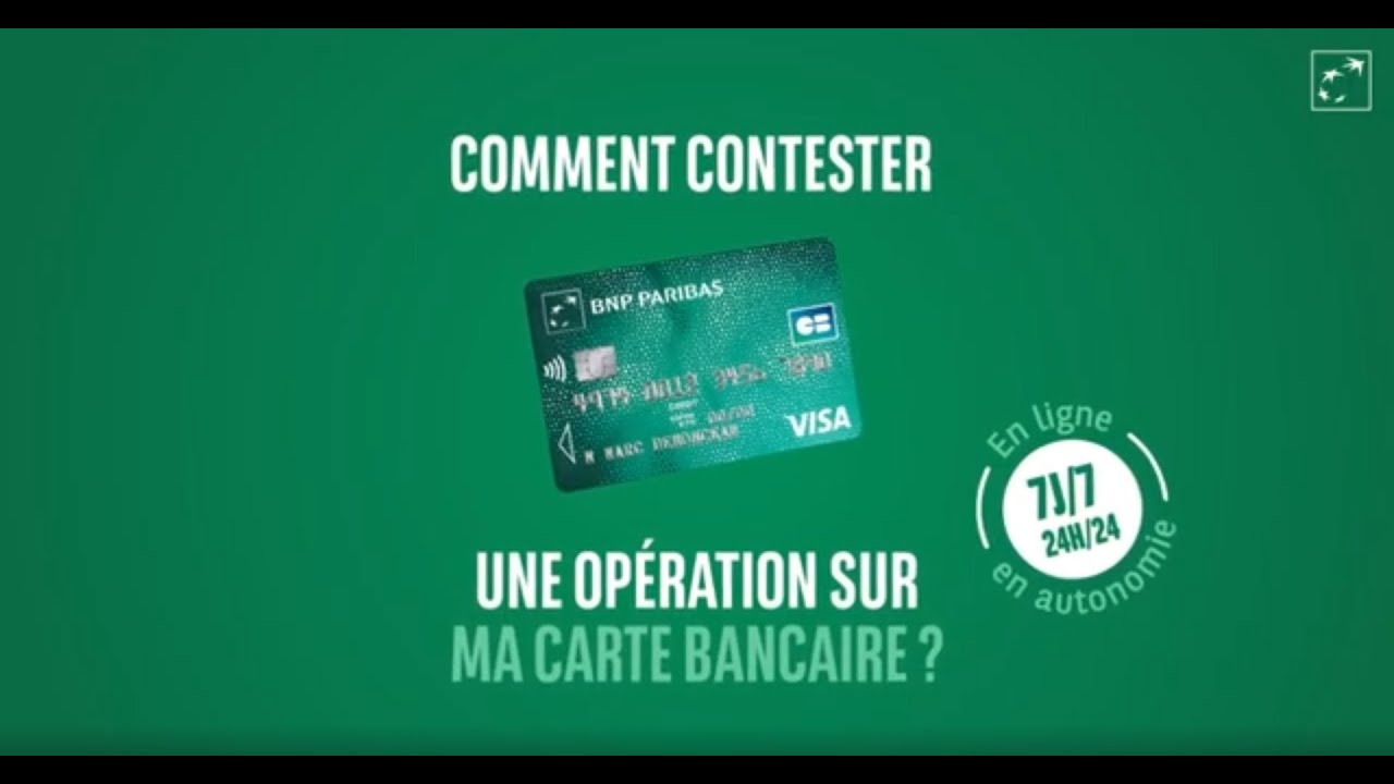 Contestez des opérations de carte bancaire directement en ligne