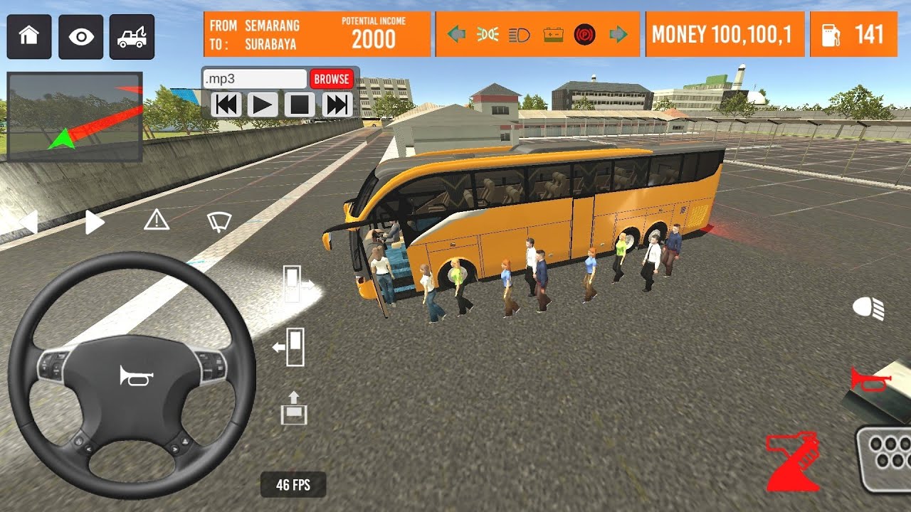 Euro coach bus simulator 🚌😍 newcoach bus simulator part- 6Androidgameplay