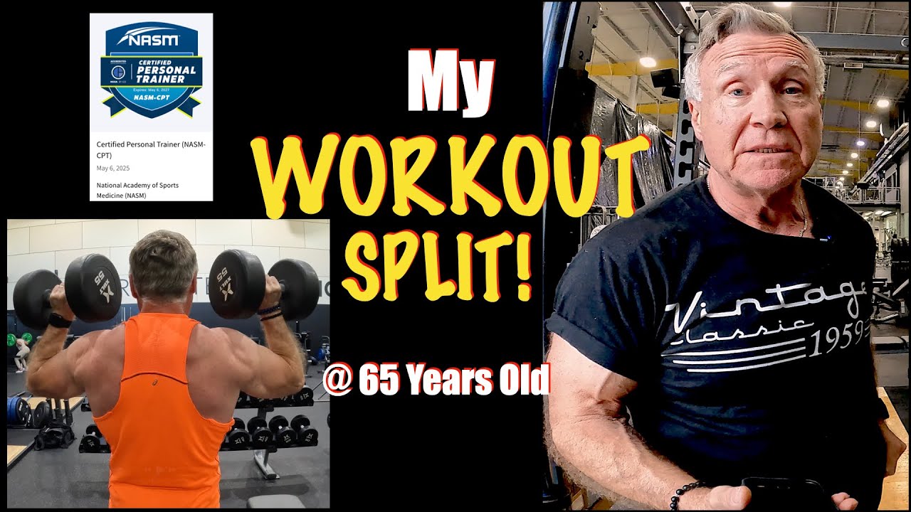Senior Fitness Coach and My 5 Day Workout Split!  #fitness #workout #strength