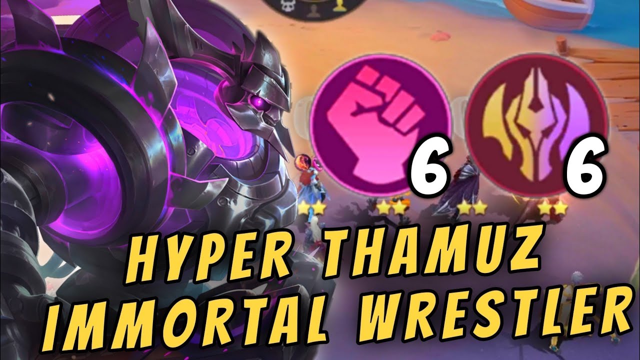 NEW BEST OP SYNERGY COMBO !! FULL IMMORTAL X WRESTLER !! MAGIC CHESS BEST COMBO