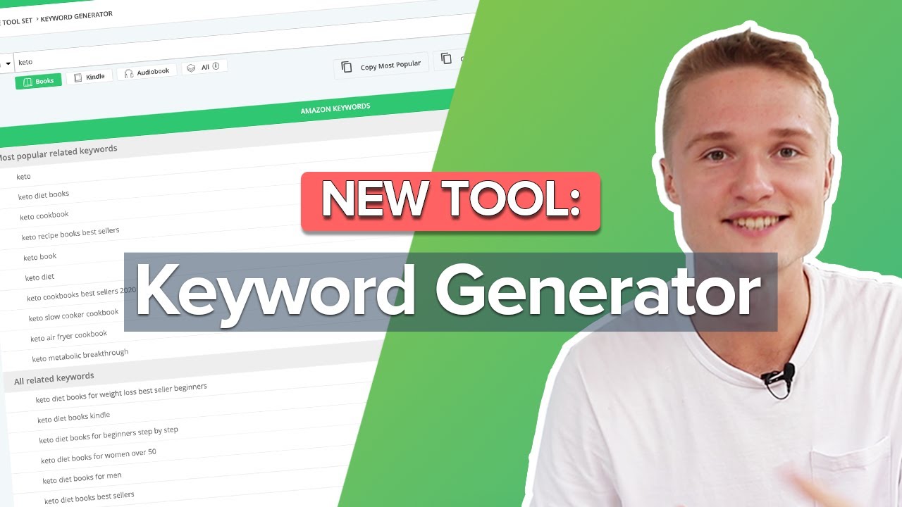 The Keyword Generator - Take Your Amazon Keyword Targeting Ads to The Next Level | BookBeam Toolset