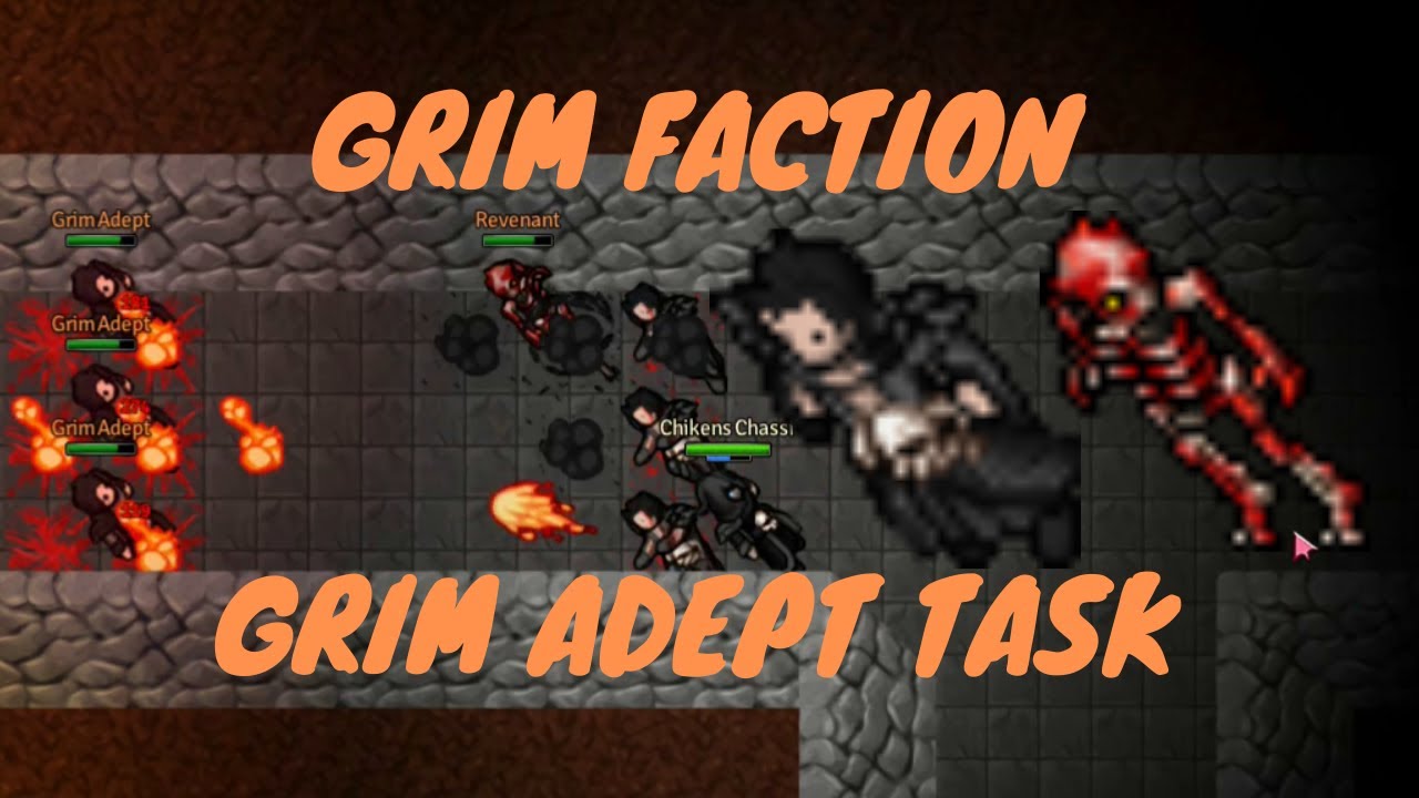 MEDIVIA - Hunting Grim Adepts with Summon!