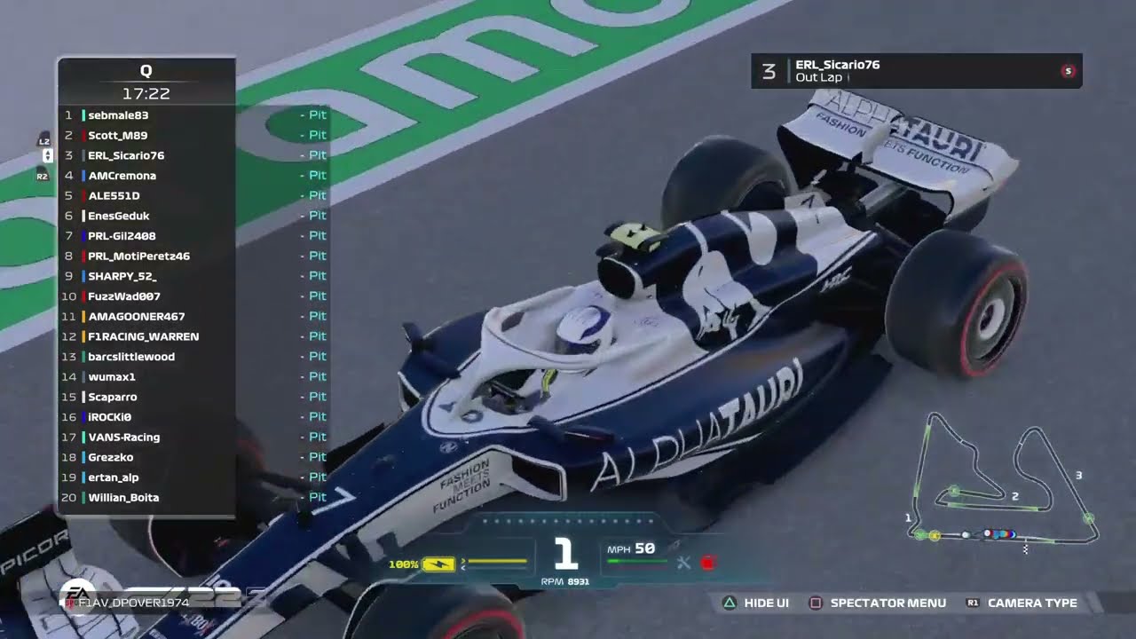 F1 Pro Racing League SE1 Div2 Round 5 Bahrain 🇧🇭 ⚠️🔴No Assists🔴⚠️