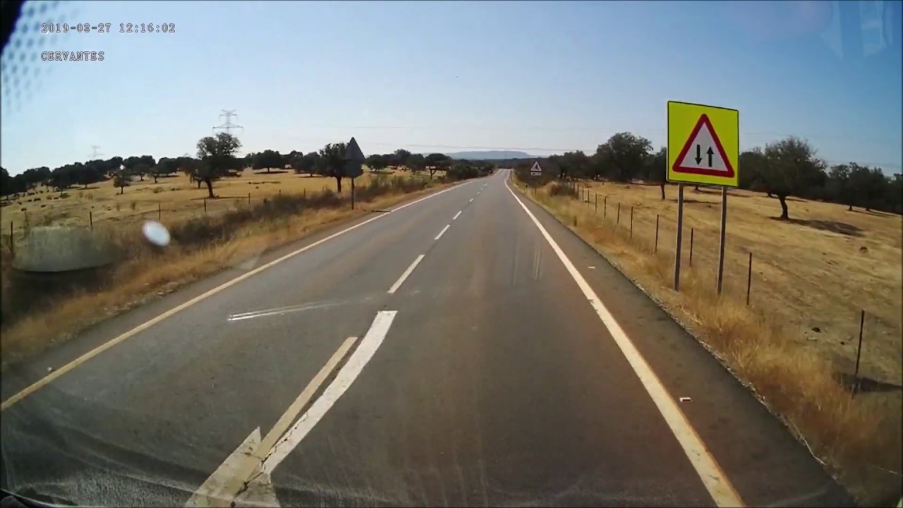 Approch to Camping Monfragüe, Western Spain, 27/08/2019, (N39°56'40.9'' W006°04'56.1'')