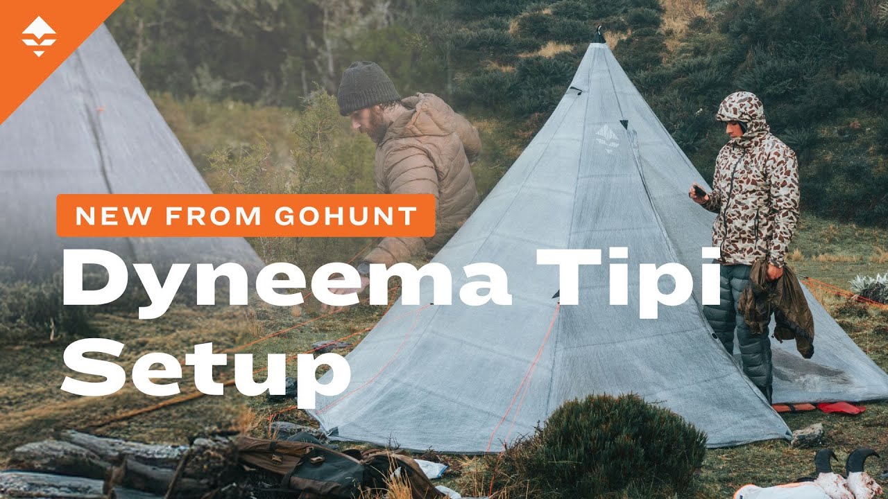 Как собрать новый четырёхместный вигвам Dyneema от GOHUNT | Руководство по установке сверхлёгкого...