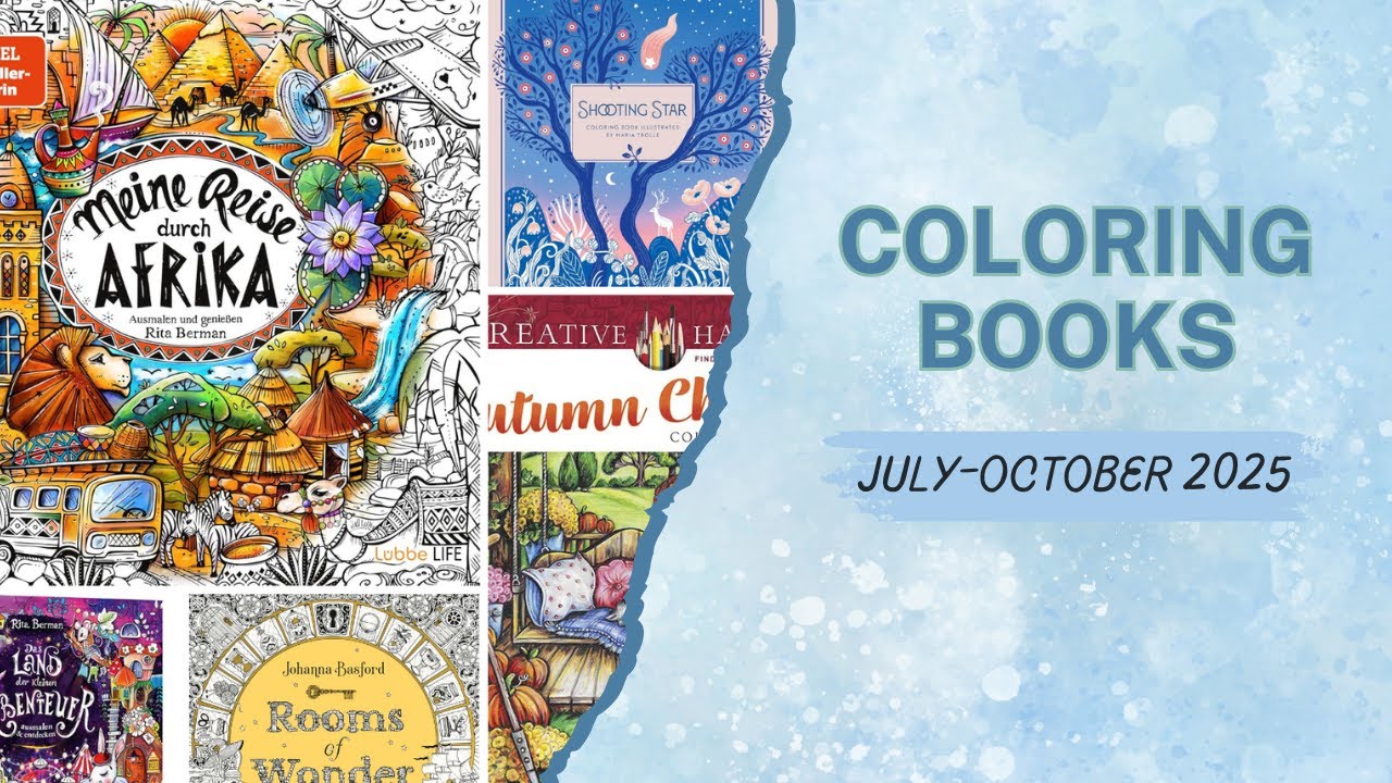 Coloring Book Haul, New Release and Rita Berman Freebie 🩷
