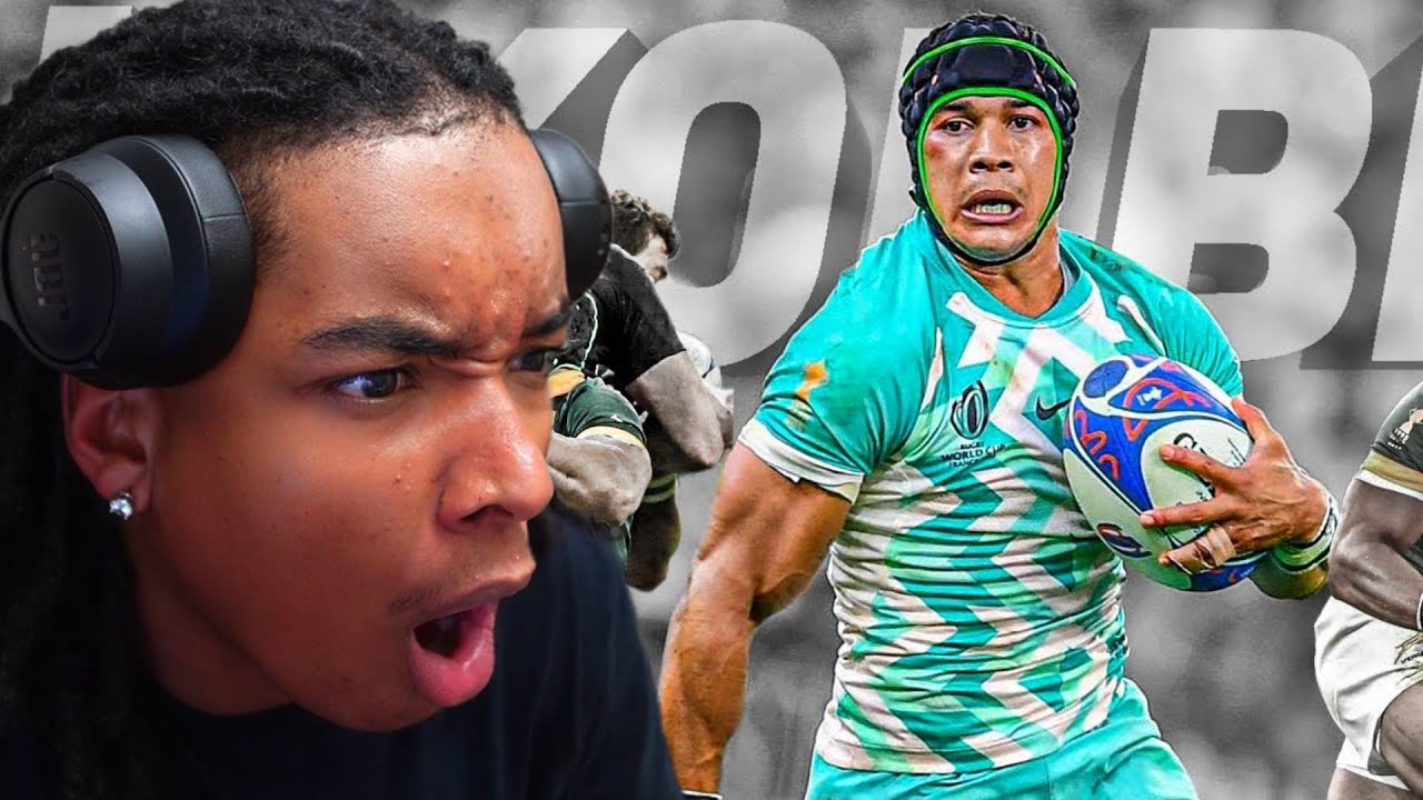THIS DUDE IS A DAWG!!! Rugby's Greatest Freak Athlete - Cheslin Kolbe | REACTION
