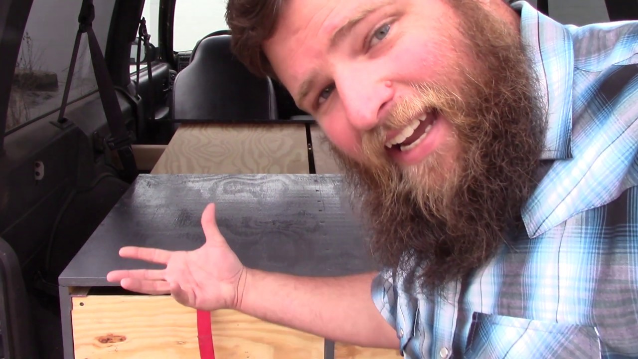 Cargo Drawers For Jeep Cherokee XJ | With a Sleeping Platform for an XJ