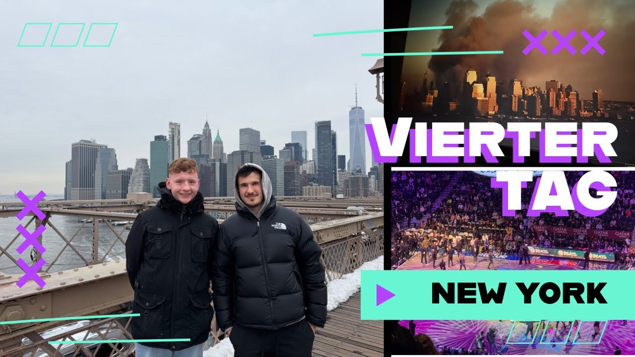 New York Vlog Tag 4 – Ground Zero, Brooklyn Bridge (Heiratsantrag) & Basketball Vibes