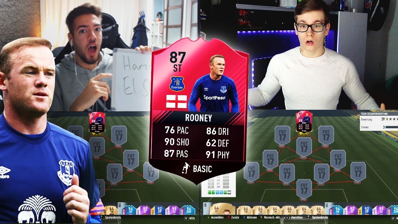 FIFA 17: LEGEND ROONEY TRANSFER SQUAD BUILDER SHOWDOWN vs WAKEZ 😱🔥😈