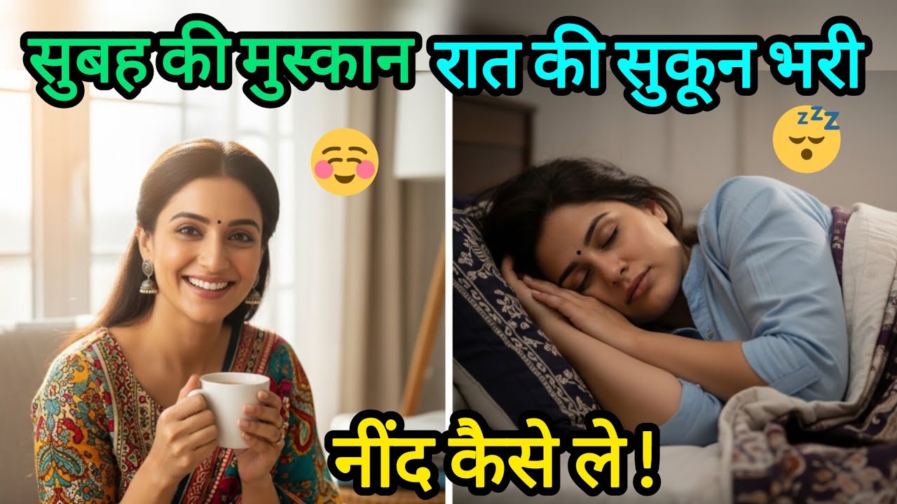 “A Smile in the Morning, A Peaceful Sleep at Night” ||parul vlogs ll