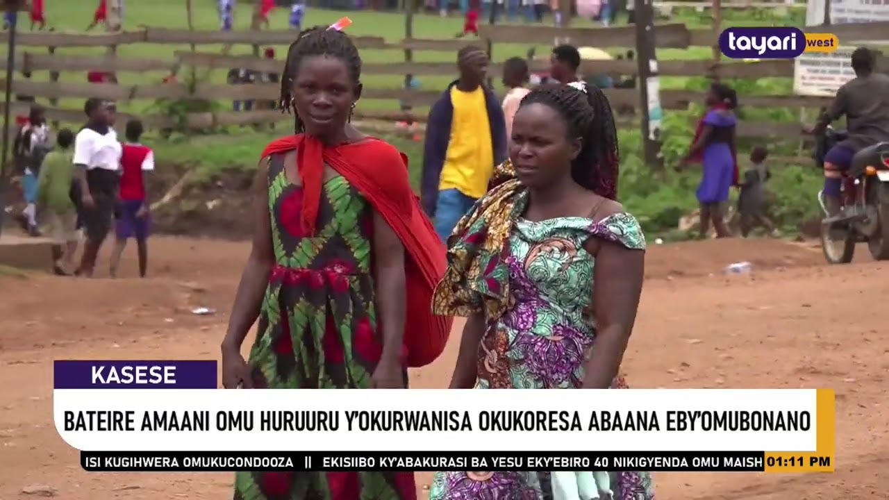 #AGAMUSHANJU:  BATEIRE AMAANI OMU HURUURU Y’OKURWANISA OKUKORESA ABAANA EBY’OMUBONANO  - KASESE