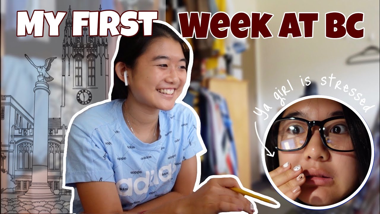 MY FIRST WEEK OF SCHOOL AT BOSTON COLLEGE || FRESHMAN YEAR 2020