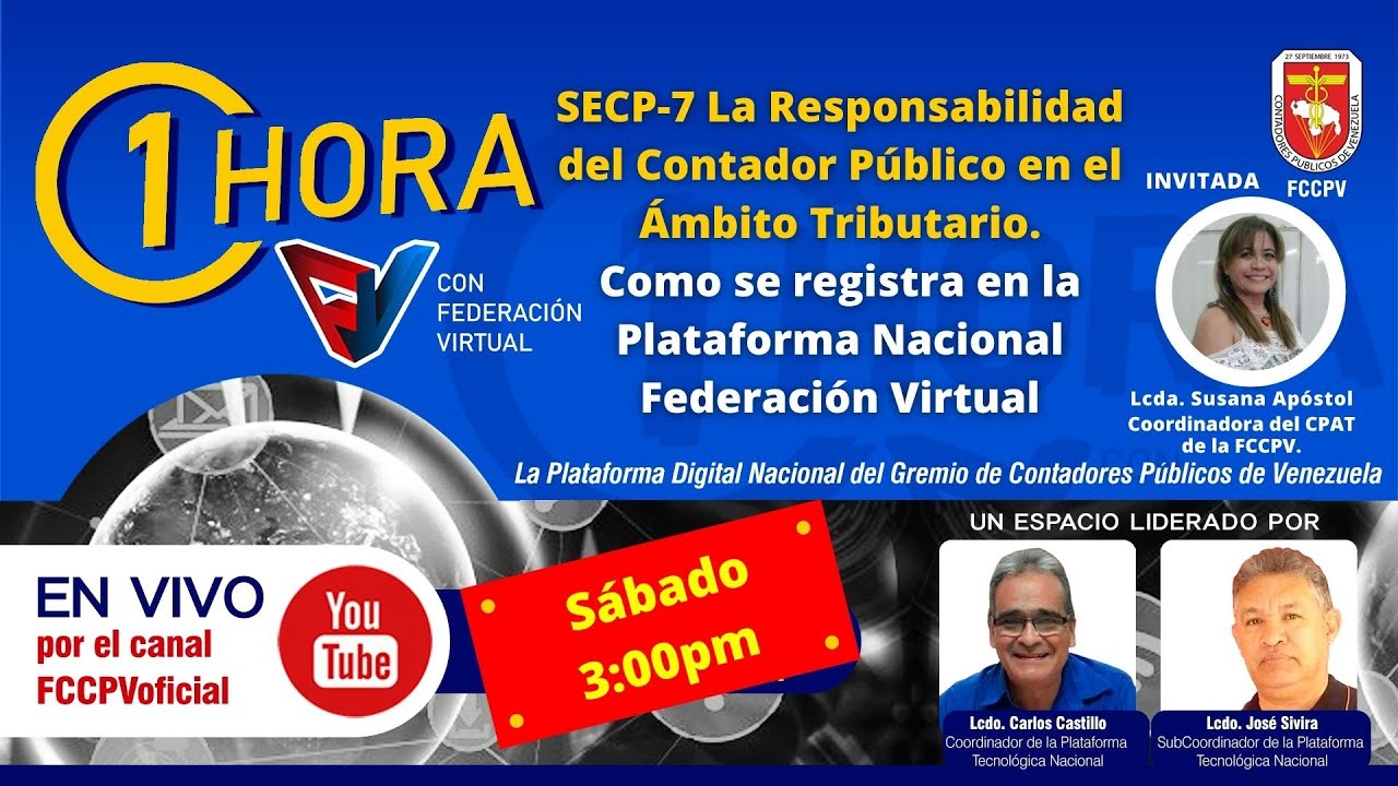 SECP-7 La Responsabilidad del CPC en el Ámbito Tributario. Registro en Federación Virtual.