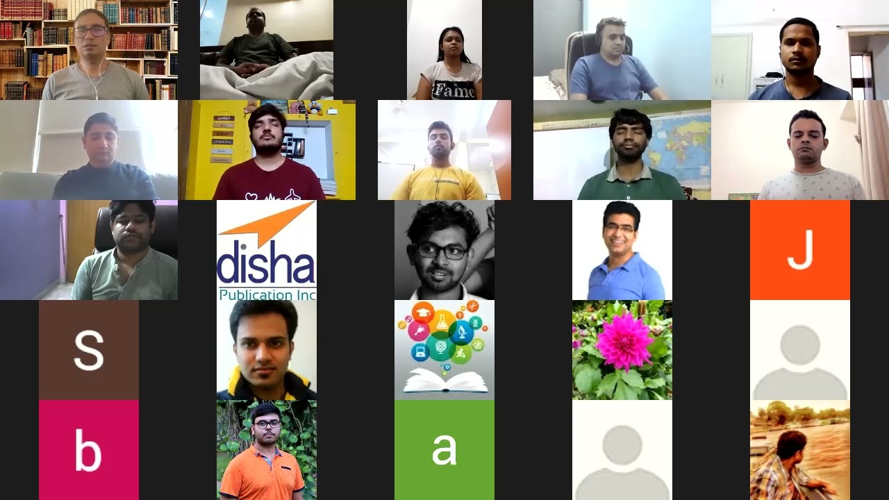 Meditation session c.o. Dr. Rajan Singh founder, Habit strong