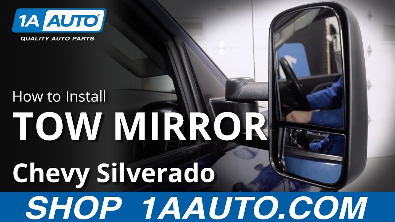 How to Install Tow Mirrors 14-19 Chevy Silverado