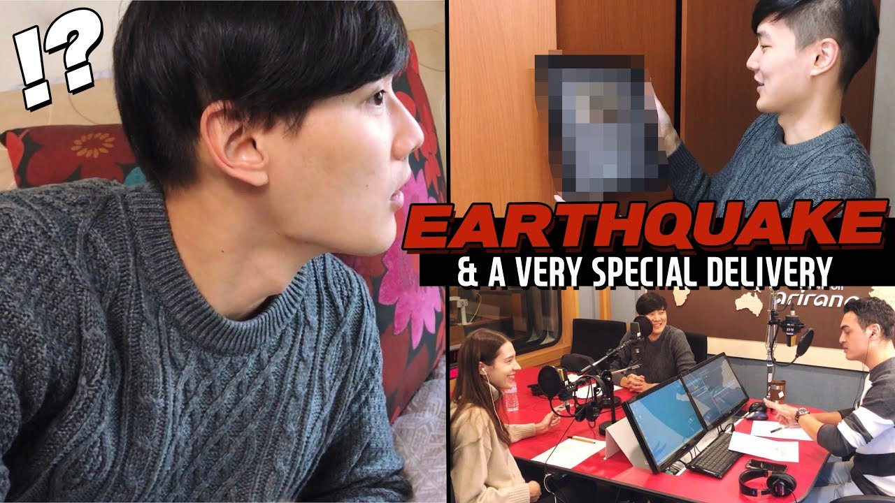 EARTHQUAKE in Korea? | & A Surprise Delivery (자막) 한국에서 지진?