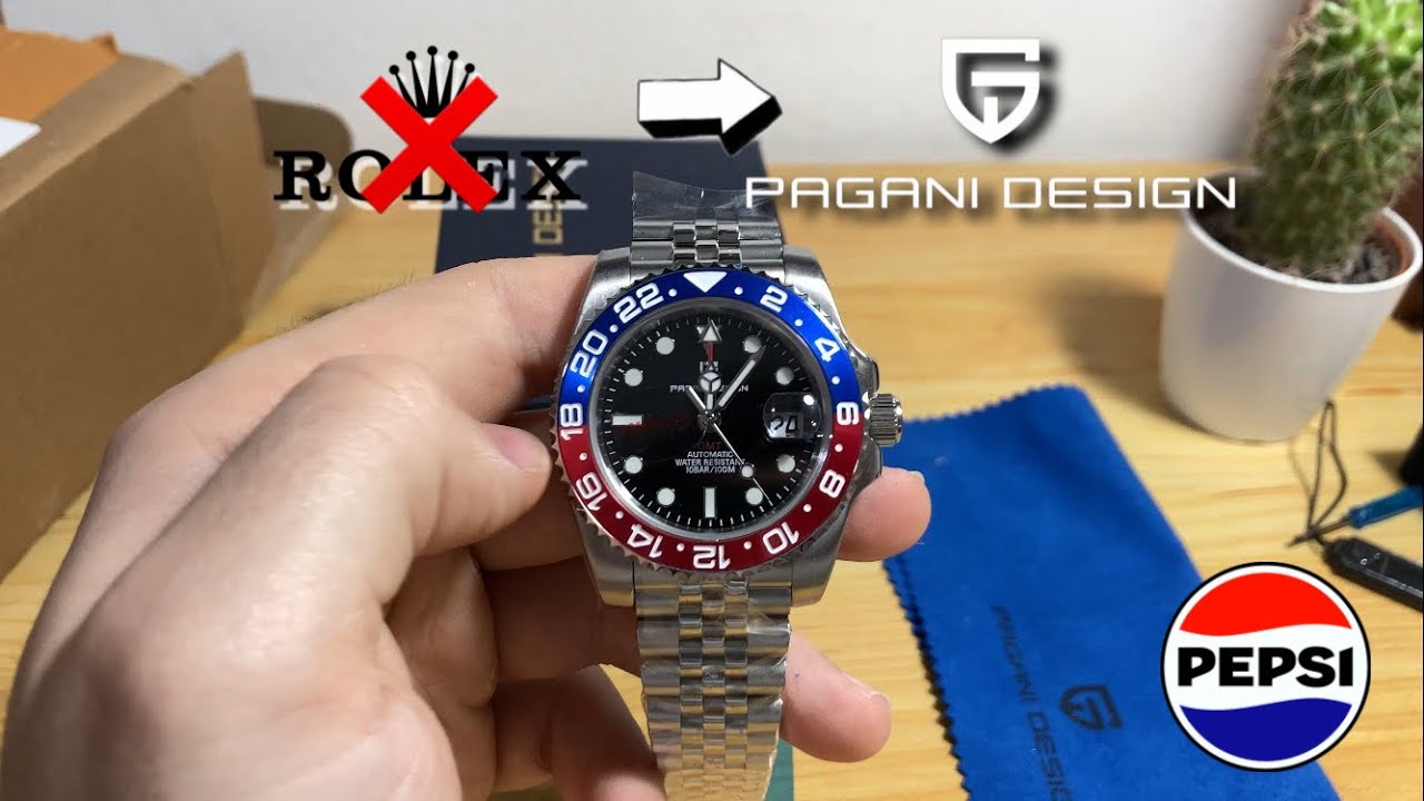 PAGANI DESIGN GMT Pepsi (pd1662) | El mejor Homenaje al ROLEX GMT? | Unboxing & Review de Aliexpress