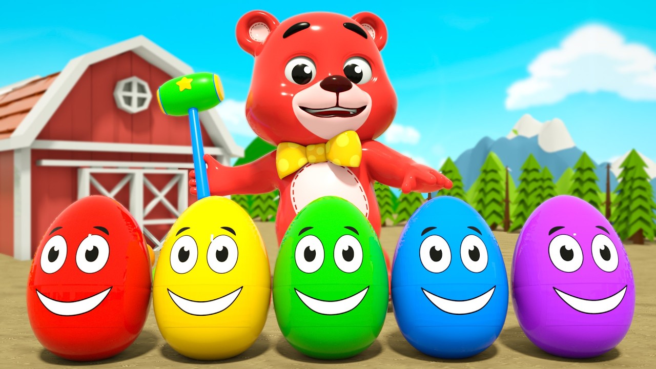 Super Simple Songs | More Kids Songs | Guess what's inside the eggs? - Nursery Rhymes & Kids Songs