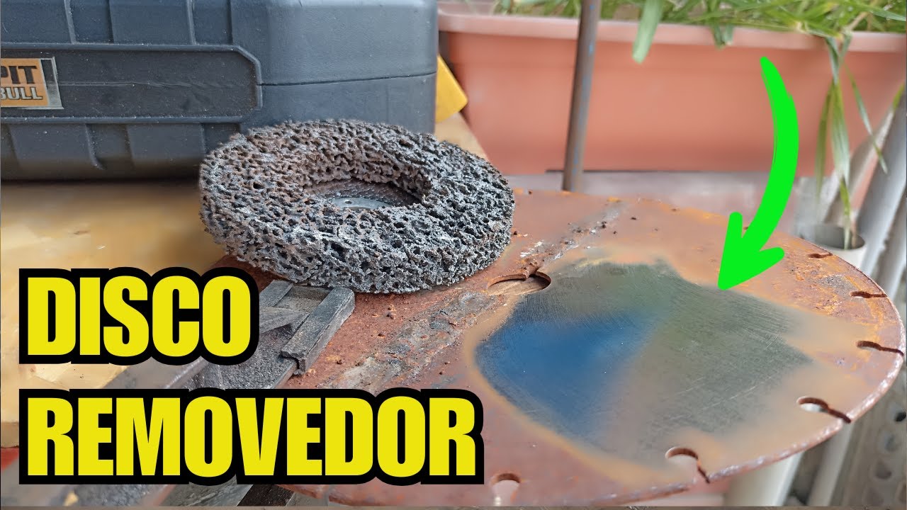 Sirve el disco removedor de pintura para quitar óxido? 🔥 ¡Mira cómo trabaja!