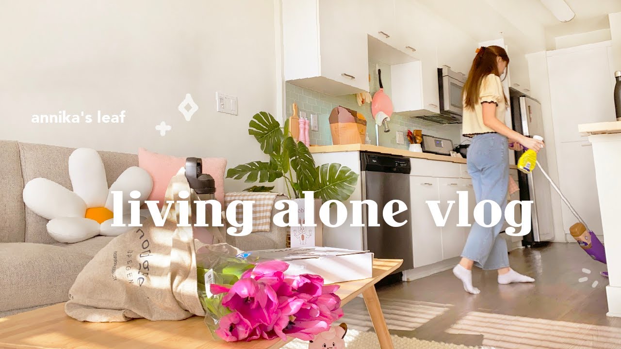 week of getting my life & apartment together 🌷🍞 aftermath of procrastination, living alone, BREAD