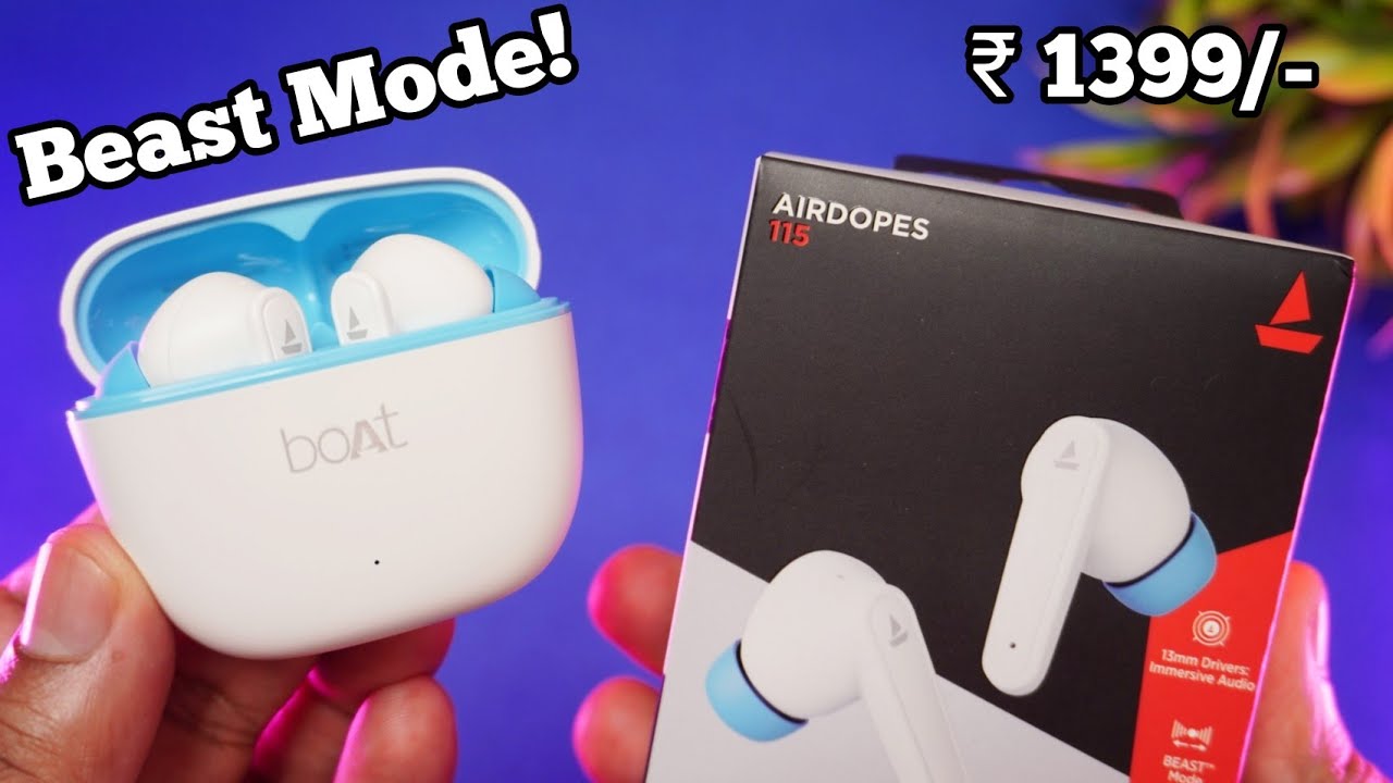 Boat Airdopes 115 Unboxing & Review ⚡ With Music, Call & Latency Test ⚡ Best TWS Under 1500?