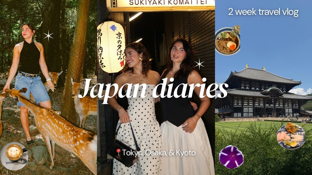 JAPAN VLOG 🇯🇵 exploring Tokyo, Osaka, & Kyoto + shopping, eating, doing all of the things💃🍣🈲🎏