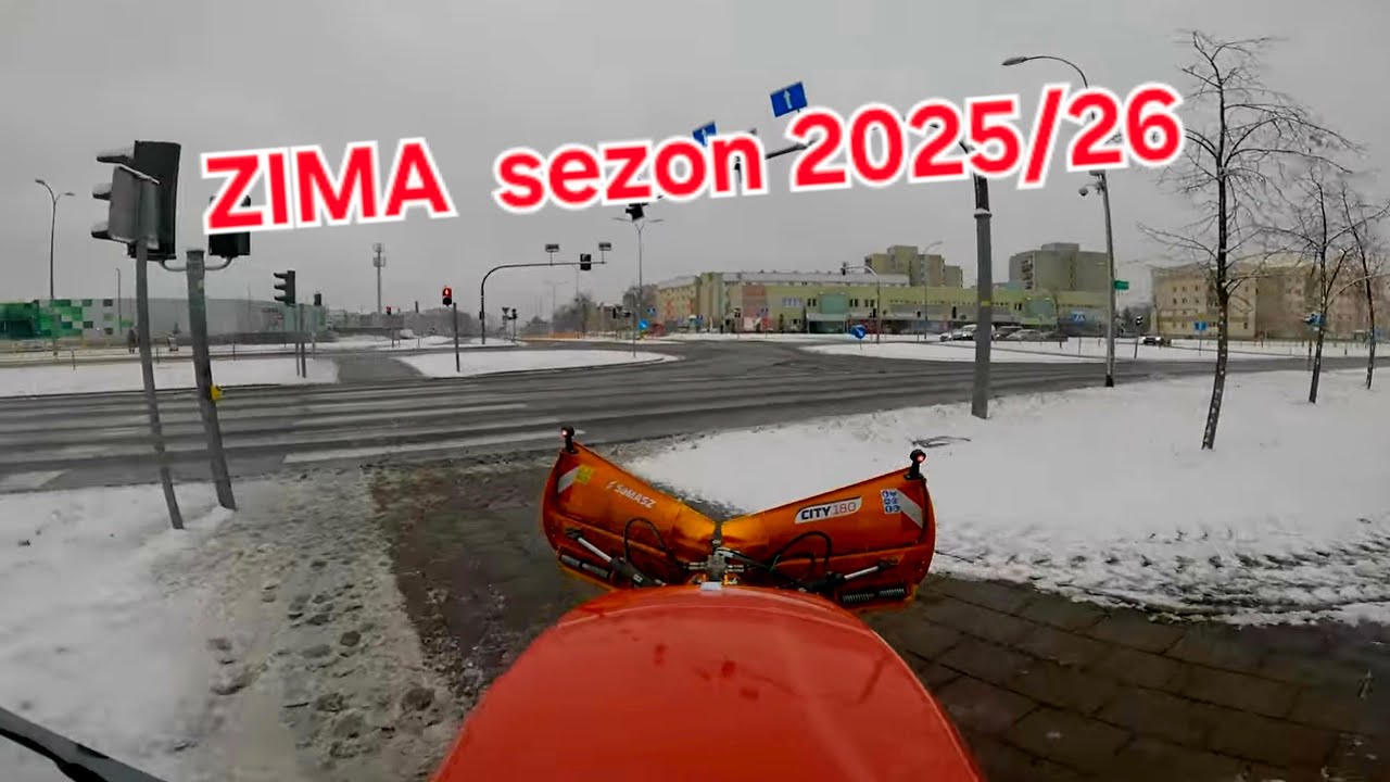 Zima 2025/26 || Akcja odśnieżanie || Pierwszy śnieg  || Nowy Sezon 