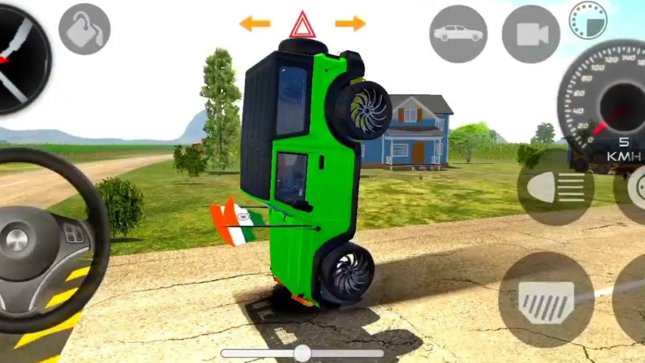 🔴Dollar(song) modified Mahindra thar || Green Thar Gamplay || Indian car simulator 3D || 