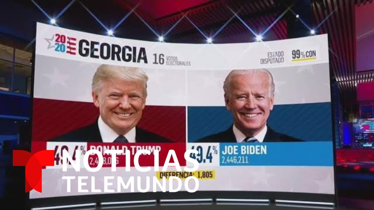 Joe Biden se acerca a Donald Trump en Georgia | Noticias Telemundo