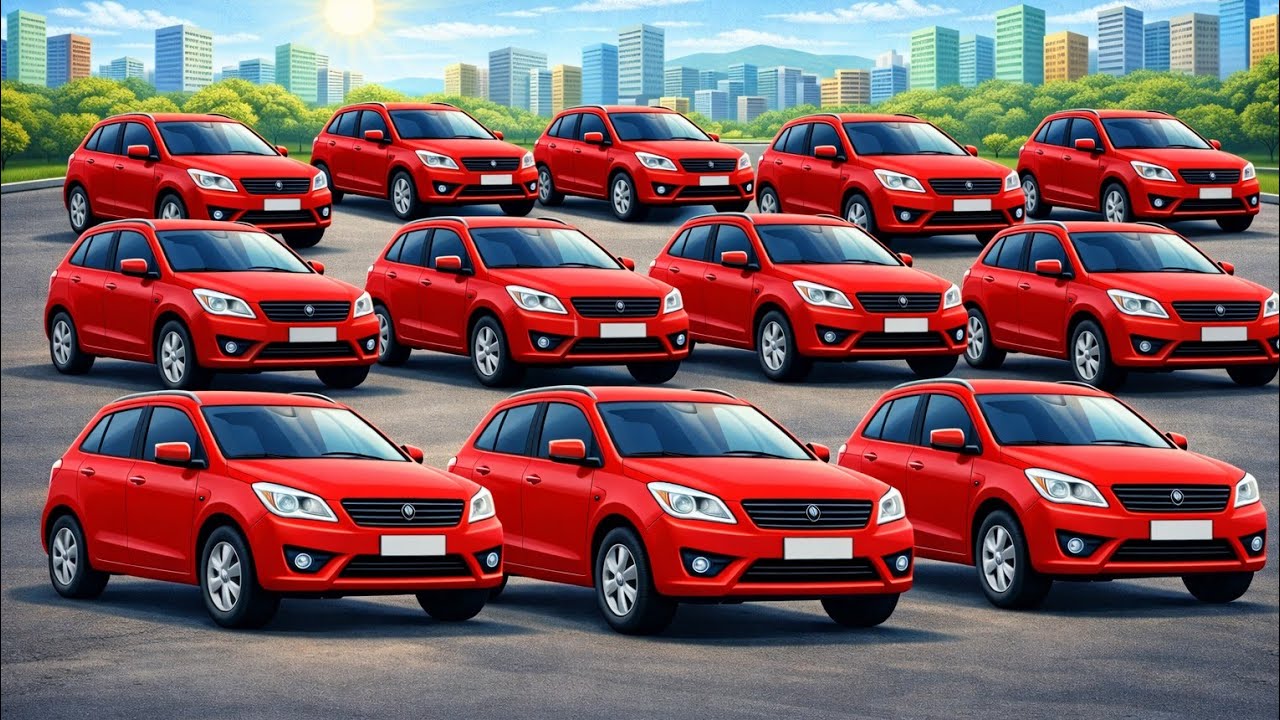 Red Car Nursery Rhyme | Fun & Safe Road Song for Children |