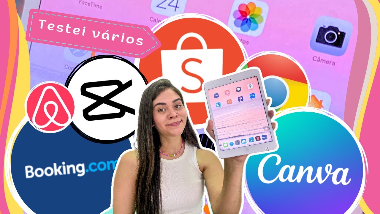Testando APPS no meu IPAD da SHOPEE: Viagens, Estudos, Música e MAIS | Bora Tati