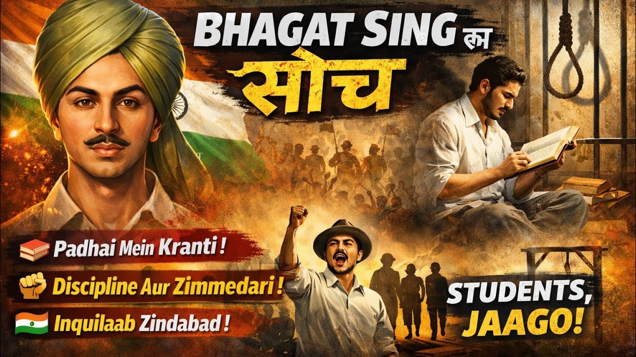 “Students, जागो! Bhagat Singh की सोच जो आपकी Life बदल देगी” Sarkaristudy Motivational Story No .3