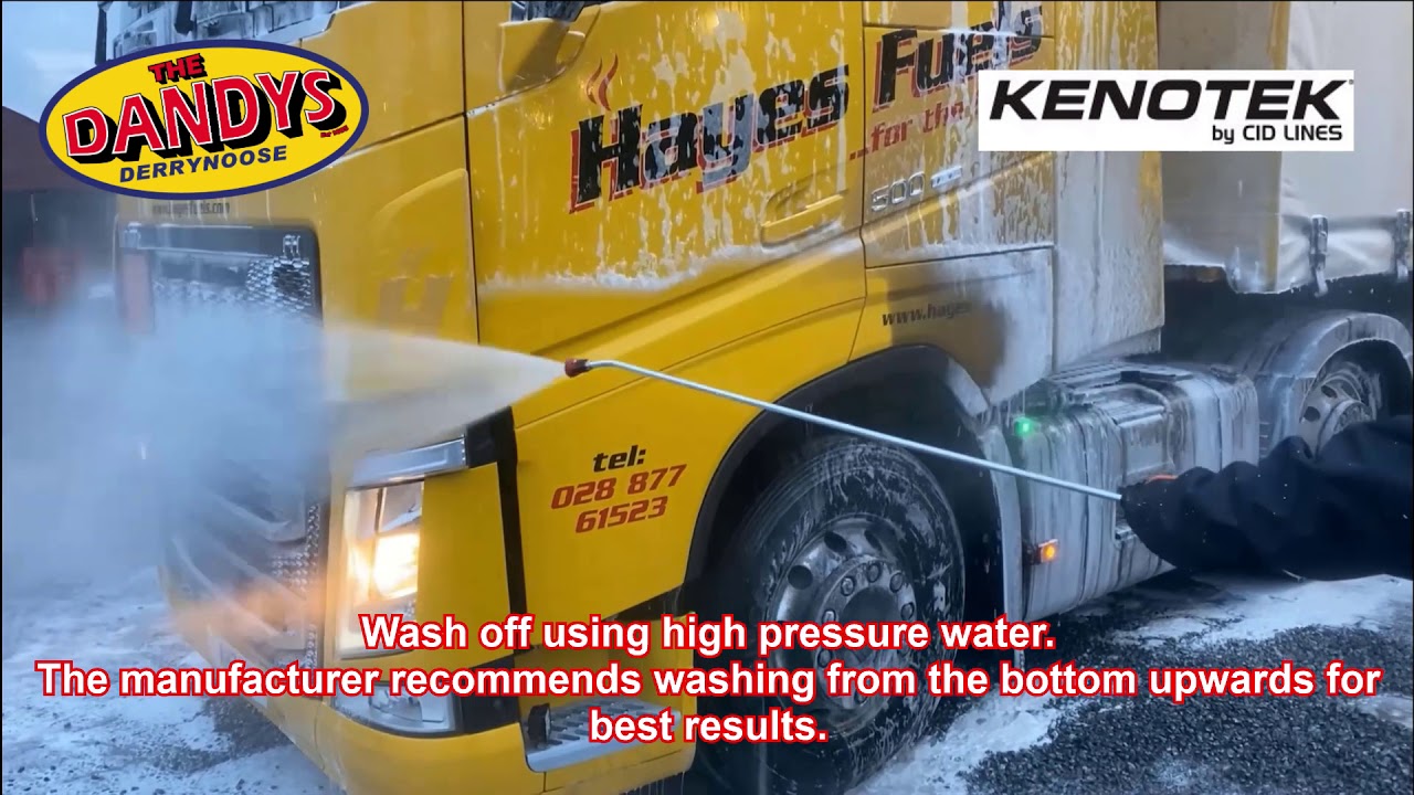 Kenotek Cargo 4100 Washing Hayes Fuels Lorry at The Dandys Derrynoose
