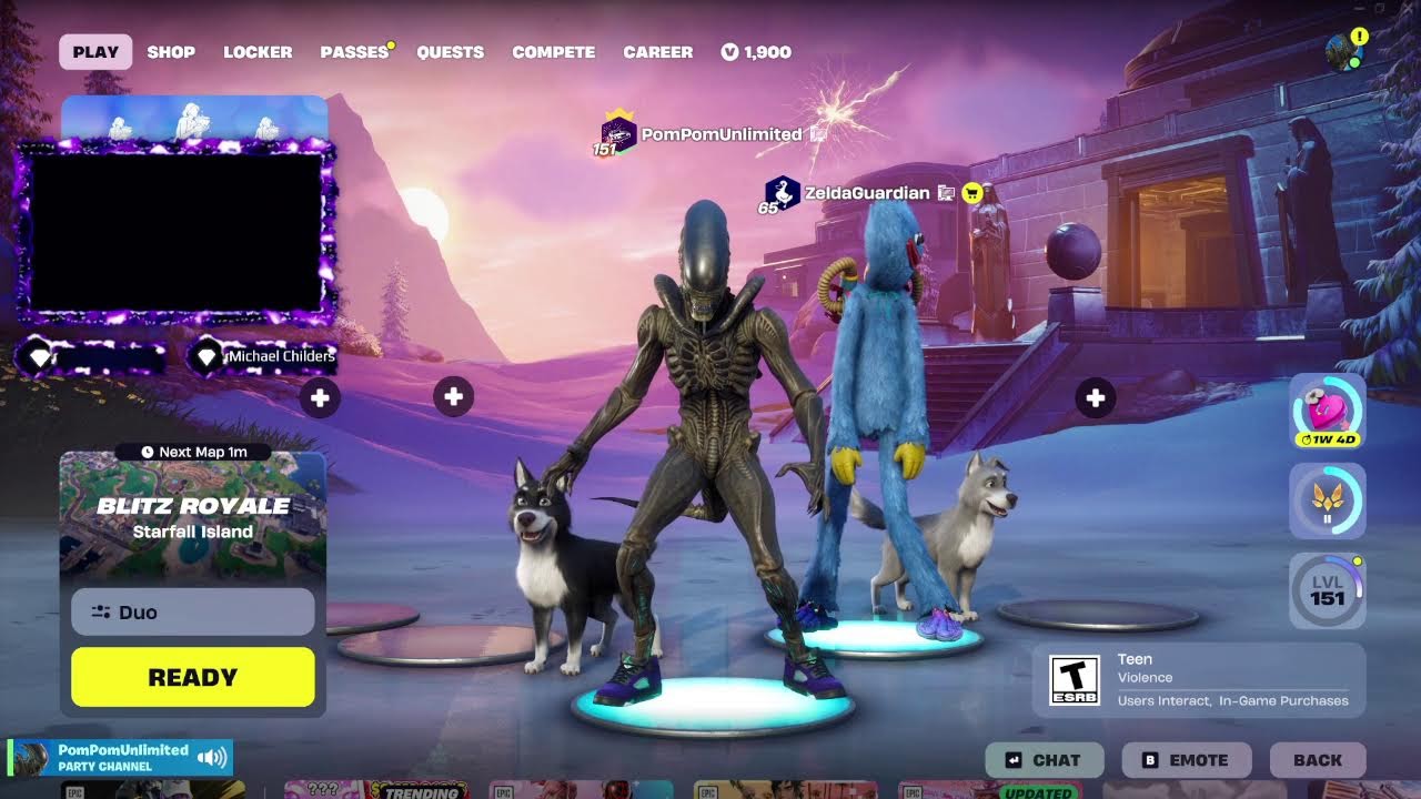 Wednesday Fortnite!