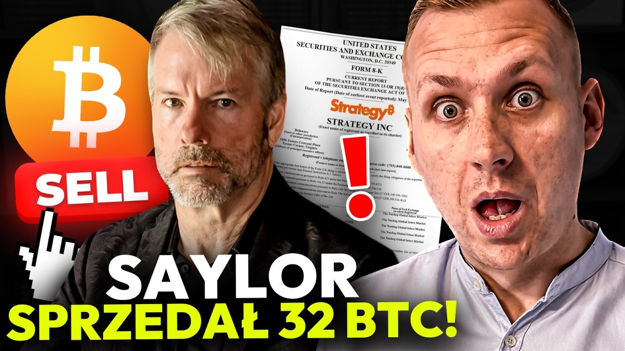 SAYLOR SPRZEDAŁ 32 BITCOINY! CZY BĘDĄ MUSIELI SPRZEDAWAĆ WIĘCEJ?!