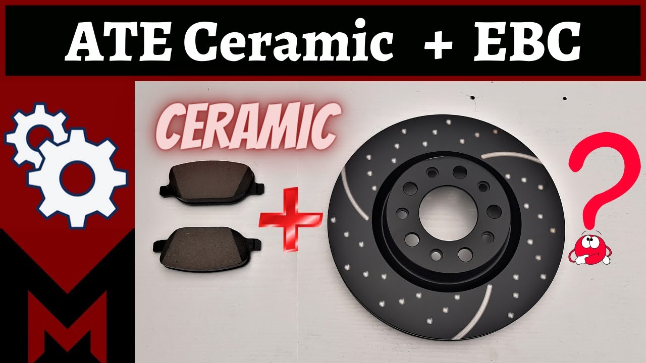 Plaquettes ATE Ceramic + Disque de Frein Percé Rainuré ⚙️ BREMBO / EBC 🔧 Meca Maniaque 🔧