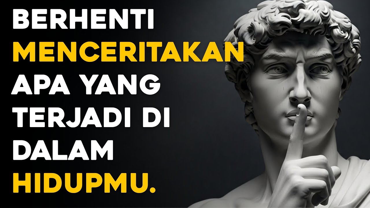 Berhenti Menceritakan Hidupmu — Stoik Mengajarkan Diam adalah Kekuatan