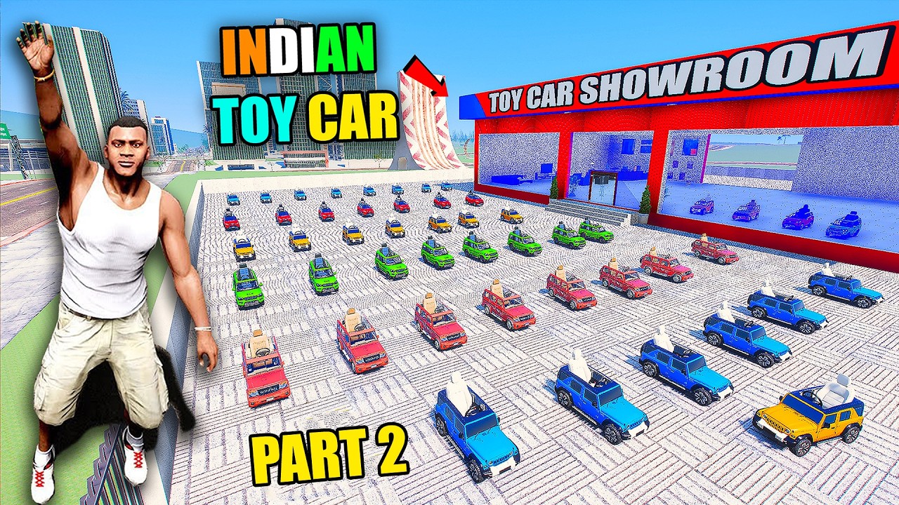 Franklin & Shinchan Open Indian Toy Car Showroom in Indian Bike Driving 3D Part 2