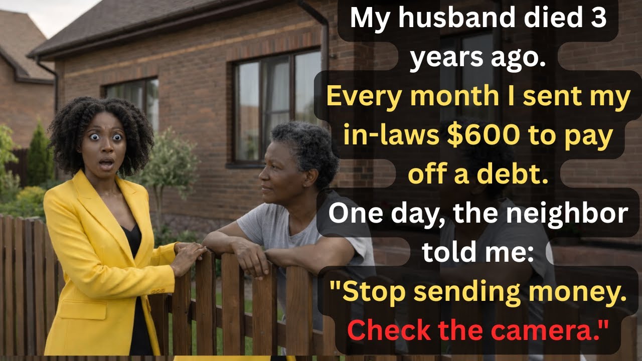 My Husband Died Five Years Ago. Every Month I Sent His Mom $600. But Then I Checked the CCTV