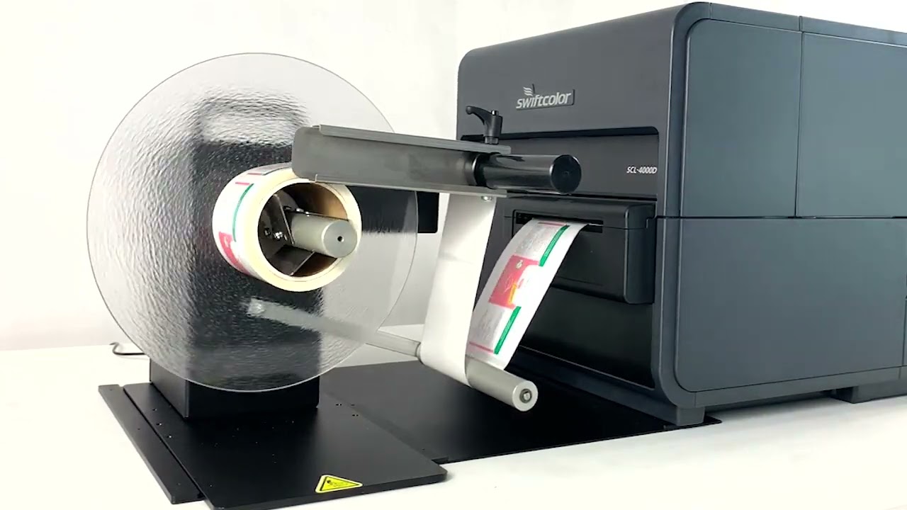 LABEL REWINDER | UNI-CAT demo with Swift Color | Labelmate