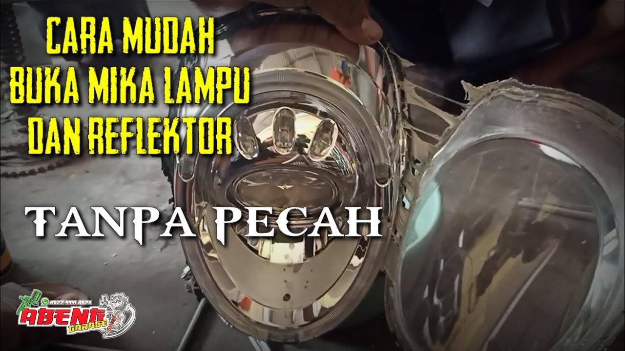 CARA AMPUH MUDAH BUKA MIKA LAMPU, SCOOPY DONAT 😎