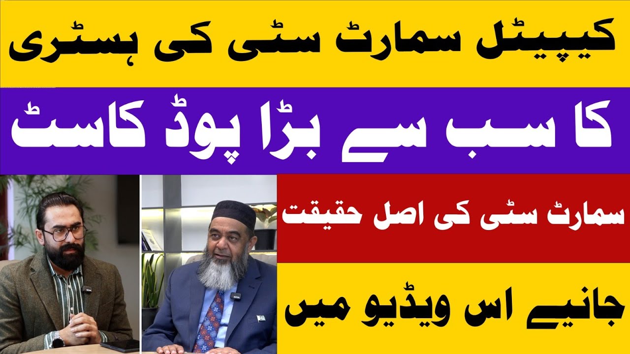 Capital Smart City Insights | Exclusive Podcast with COO Malik Aslam | Real Estate with Jahanzaib