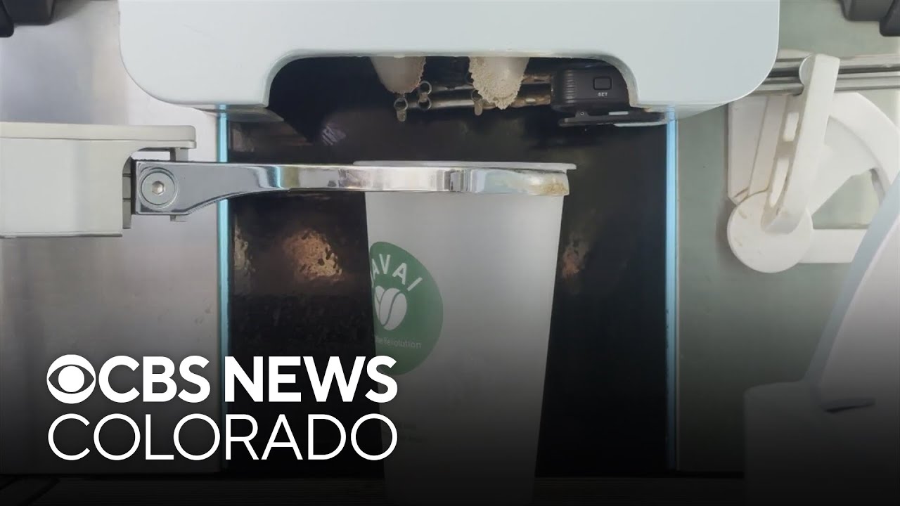 Technology meets hospitality at high tech coffee kiosk in downtown Denver