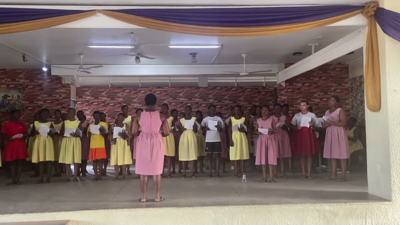Nyame Adom by Varrick Armaah sang by Archbishop Porter Girls’ Choir conducted by MD Michaela.