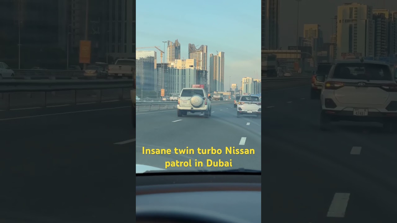 CRAZY TWIN TURBO NISSAN PATROL ON THE STREETS OF DUBAI