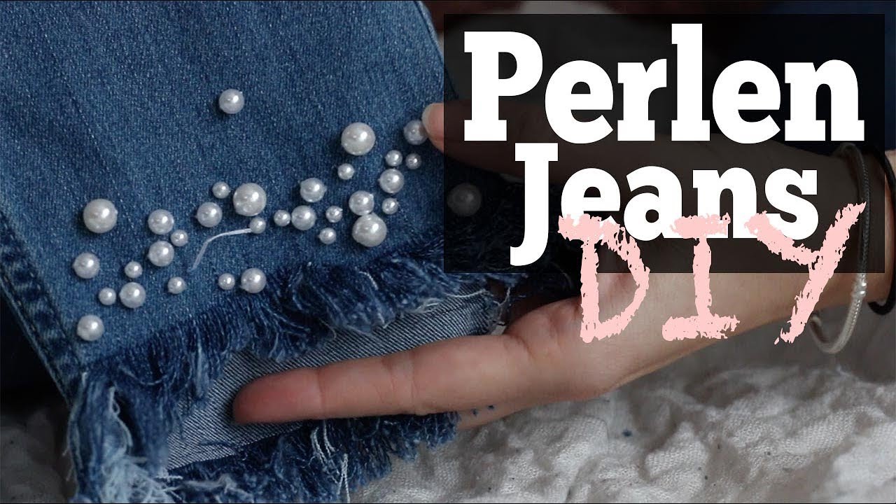 DIY Perlenjeans | Pearl Jeans | Blogger styling