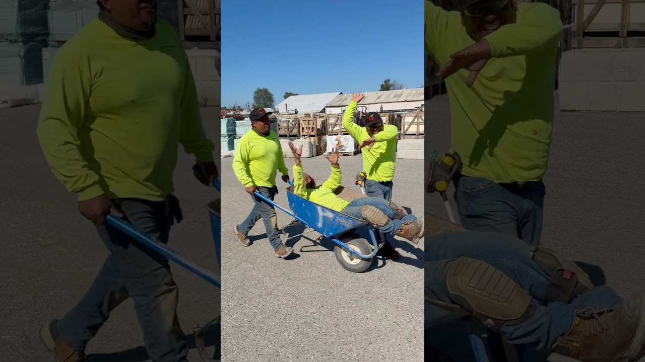 I Caught the Boys Messing Around on the Jobsite! #Shorts