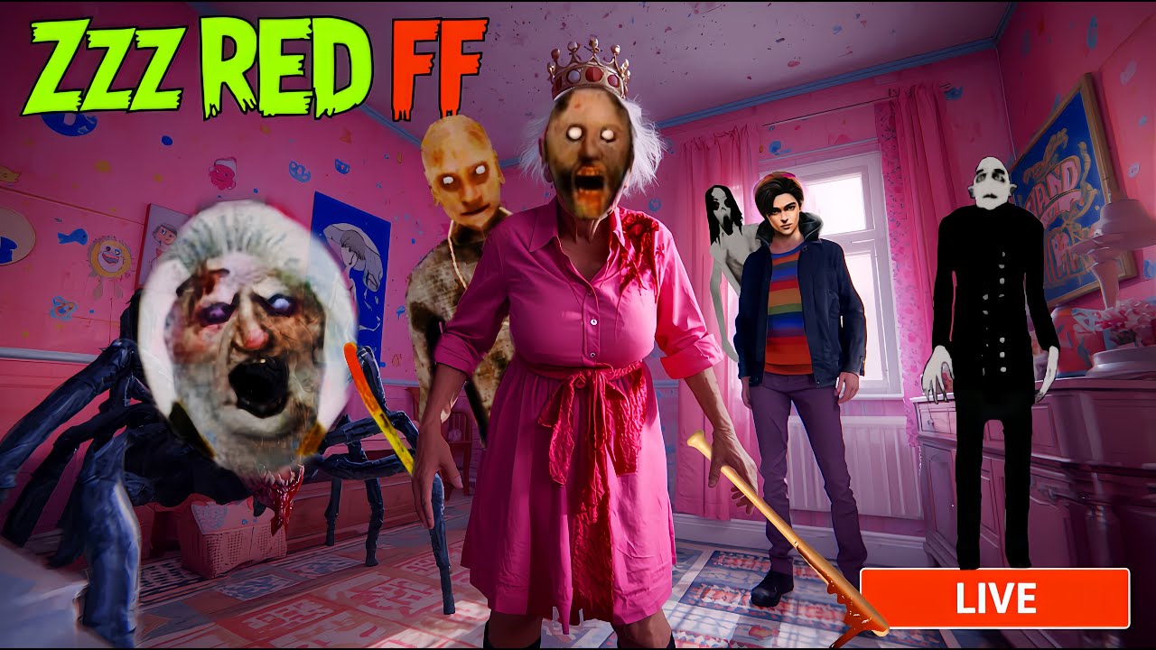 LIVE 🔴 RED GRANNY 1 HORROR ESCAPE GAMEPLAY Ep_2