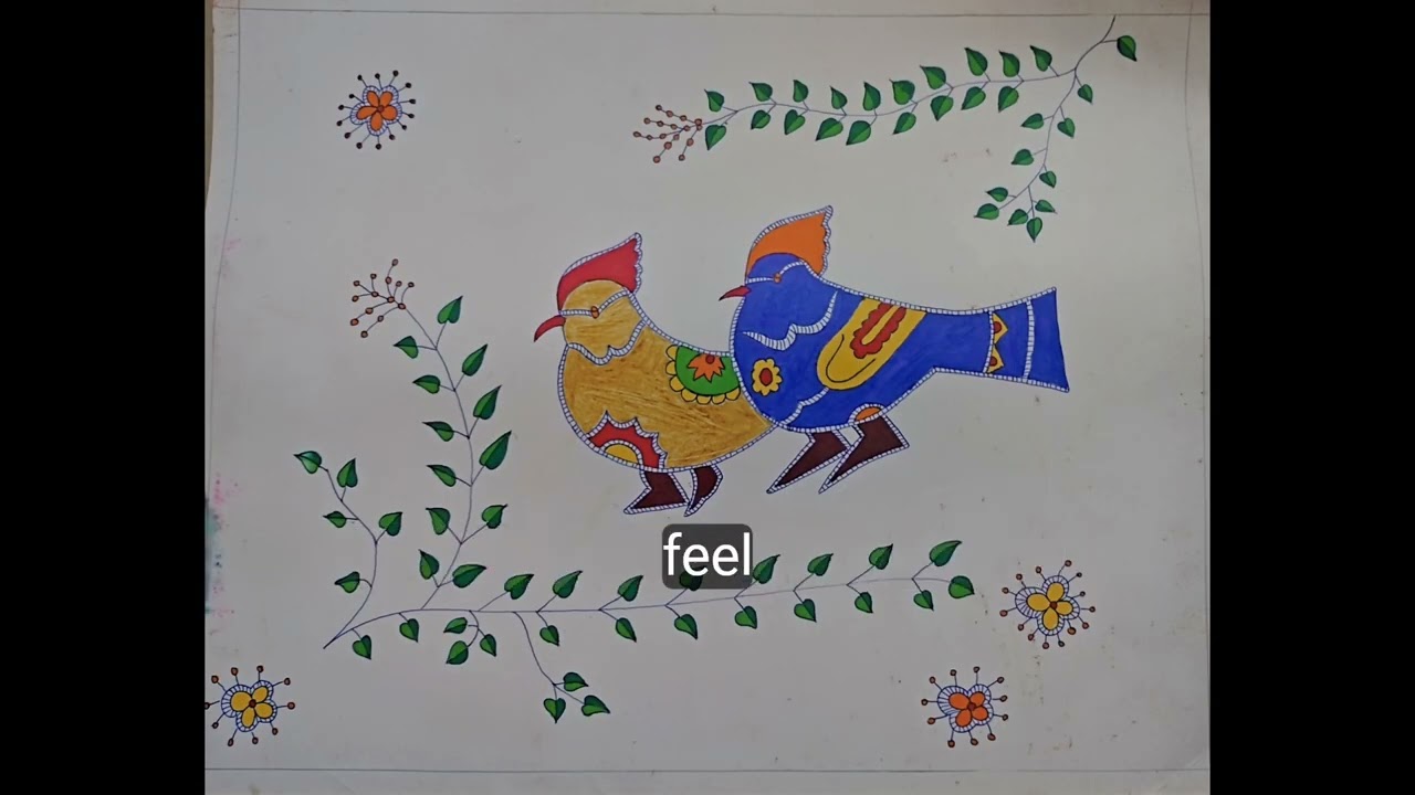 &ldquo;Madhubani Art from Bihar | Handmade Indian Folk Painting 🇮🇳🎨&rdquo;